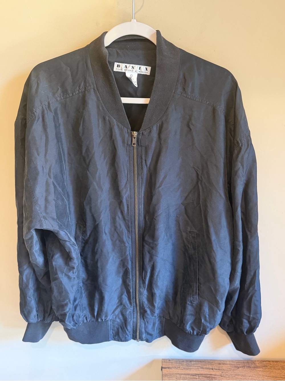 Fenn Wright Manson Black Silk Jacket